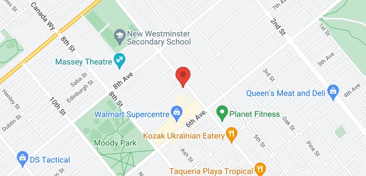 map of 604 620 SEVENTH AVENUE